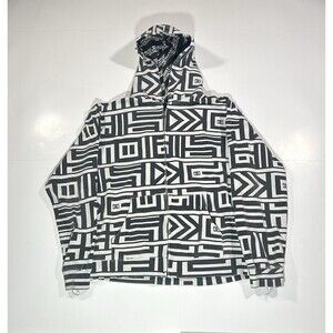 Vintage Y2K DC Shoes Zip Hoodie Men's Size XL Logo Gray Skateboarding Grunge 00s